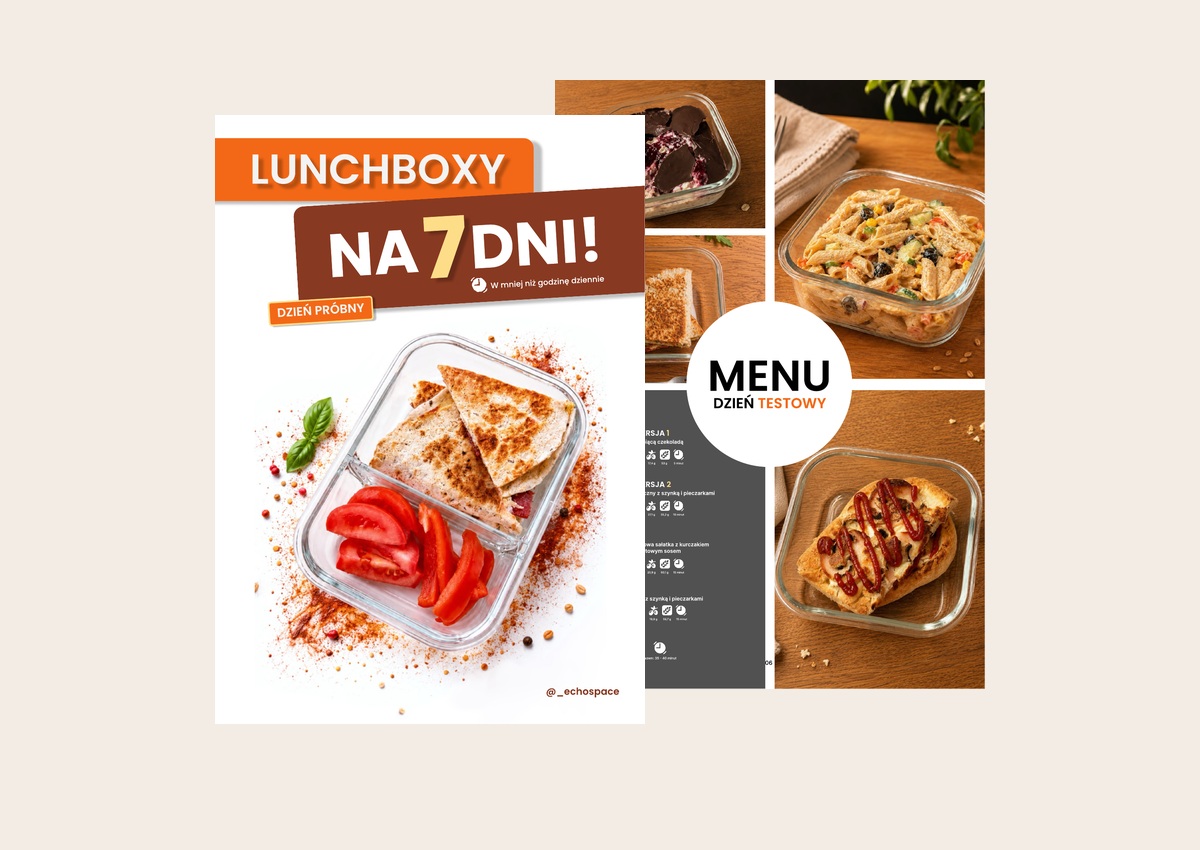 Podgląd okładki i menu darmowego dnia testowego EchoBox
