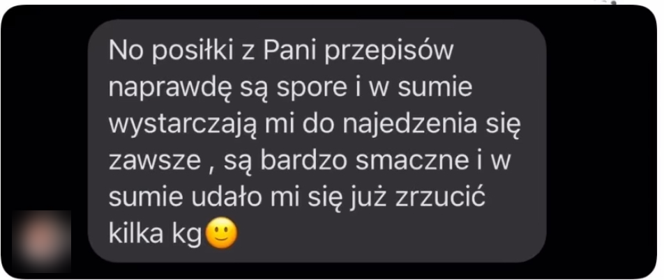 Prawdziwa opinia klientki o sycących posiłkach i efektach